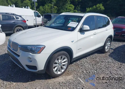 2016 BMW X3 xDrive28I from USA, damaged, VIN 5UXWX9C59G0D75446